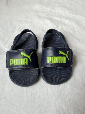 🪴5/$30
Puma Size 5 Toddler Baby Blue Velcro Slip On Sandals Summer Beach